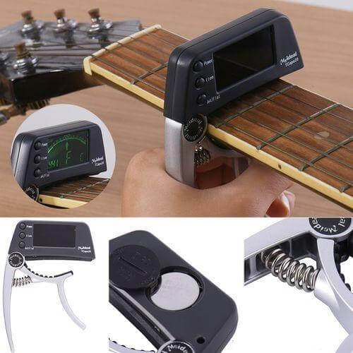 2-i-1 Guitar Capo & Tuner