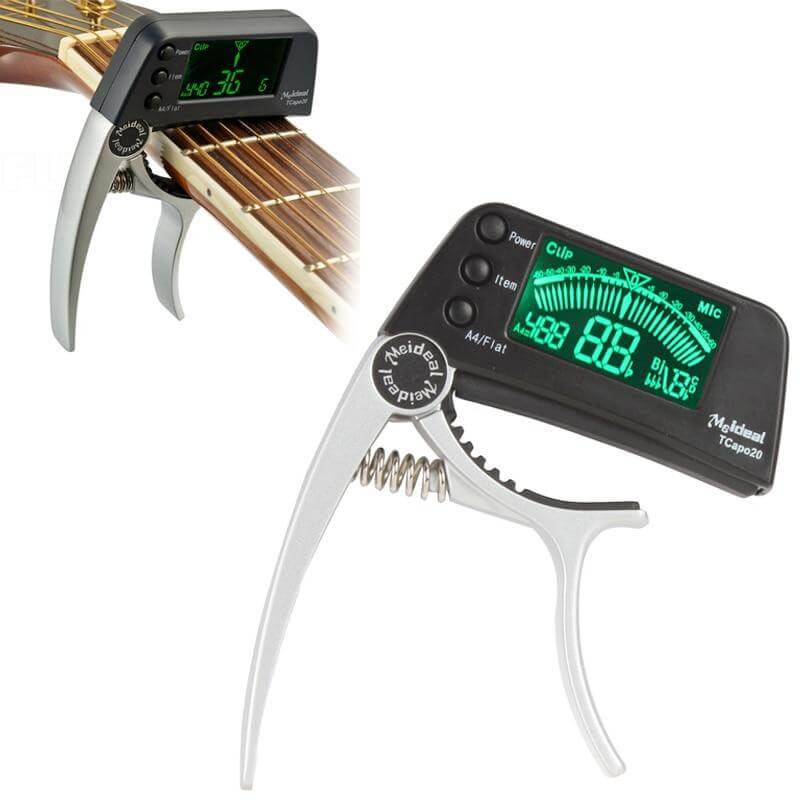 2-i-1 Guitar Capo & Tuner