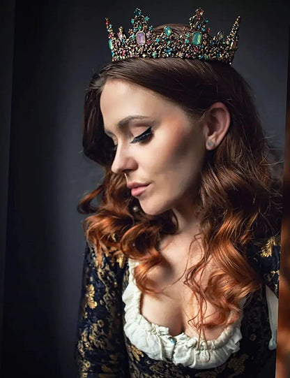 Barok-dronningekrone med juveler