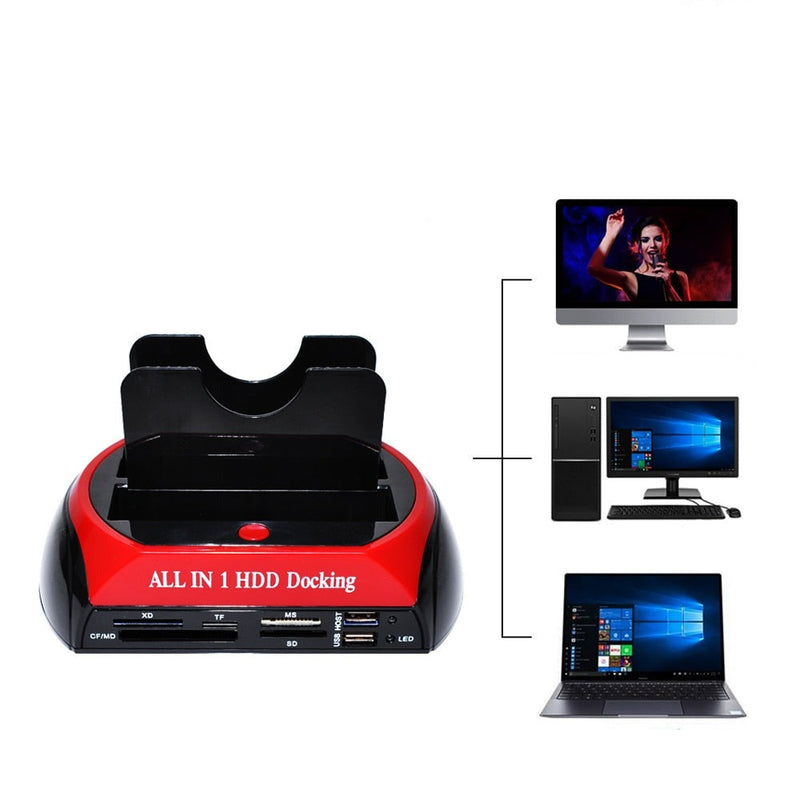Dockingstation for harddiske