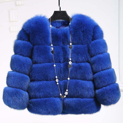 Faux Fur Coat til kvinder