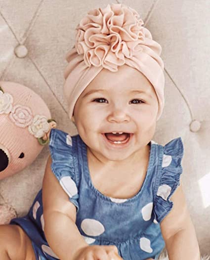 Flæse Top Baby Turban Hat