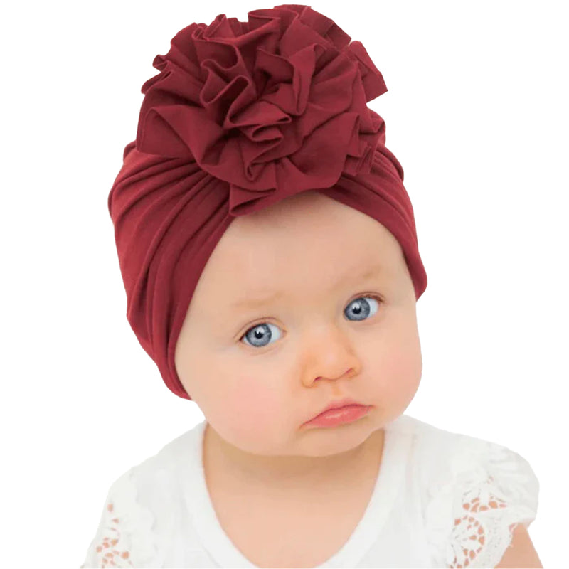 Flæse Top Baby Turban Hat