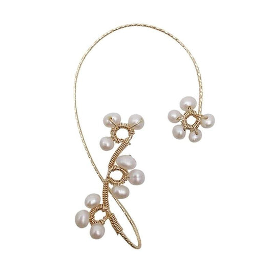 Flower Art klip øreringe