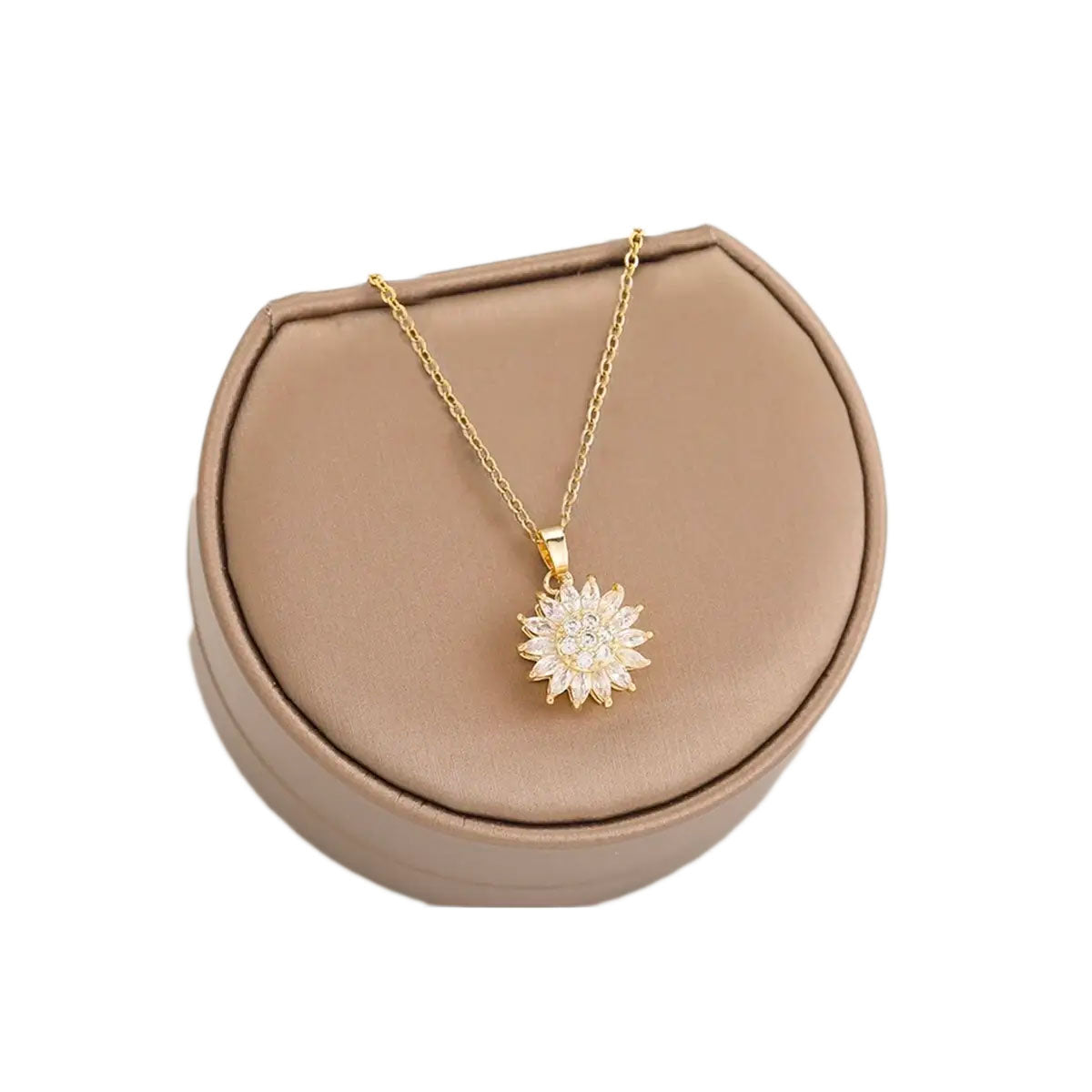 Spinning Sunflower Halskæde