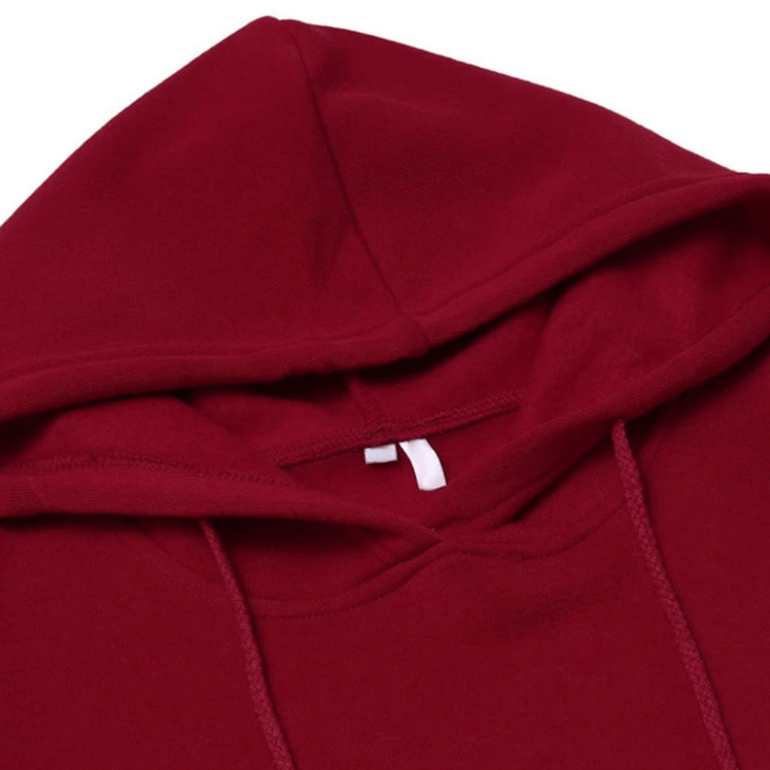 Slim Pullover Hoodie Kjole