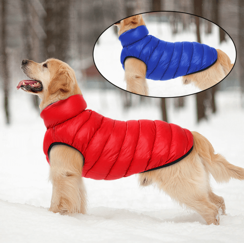 Vendbar Hund Puffer Coat