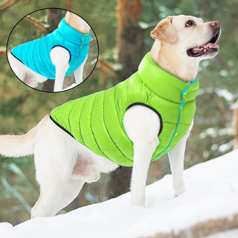 Vendbar Hund Puffer Coat